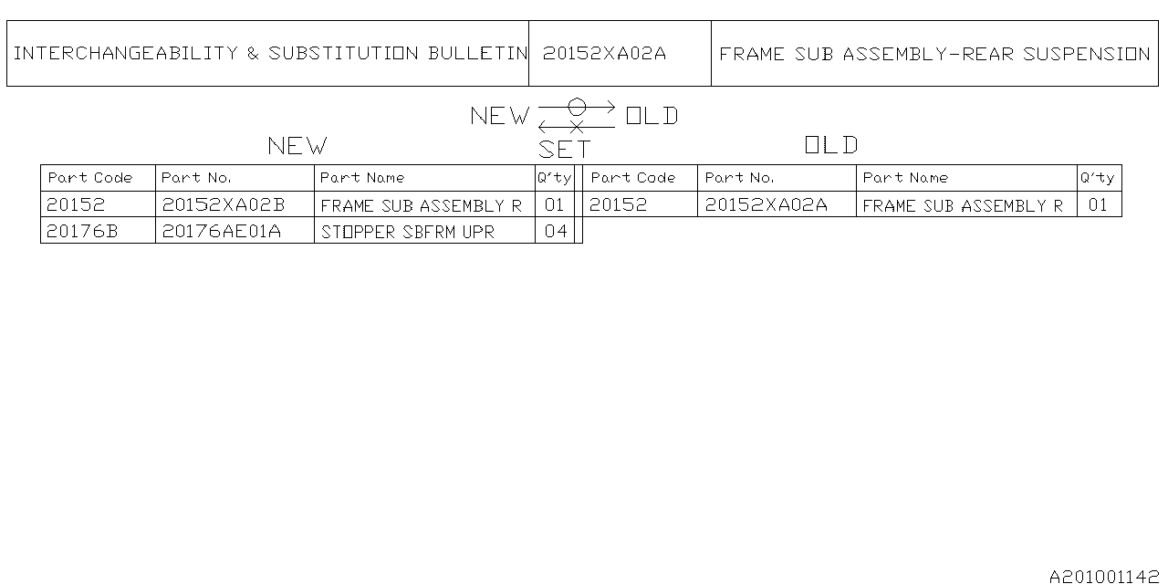 Diagram REAR SUSPENSION for your 2003 Subaru Impreza (251) 5MT 4WD Outback Wagon 