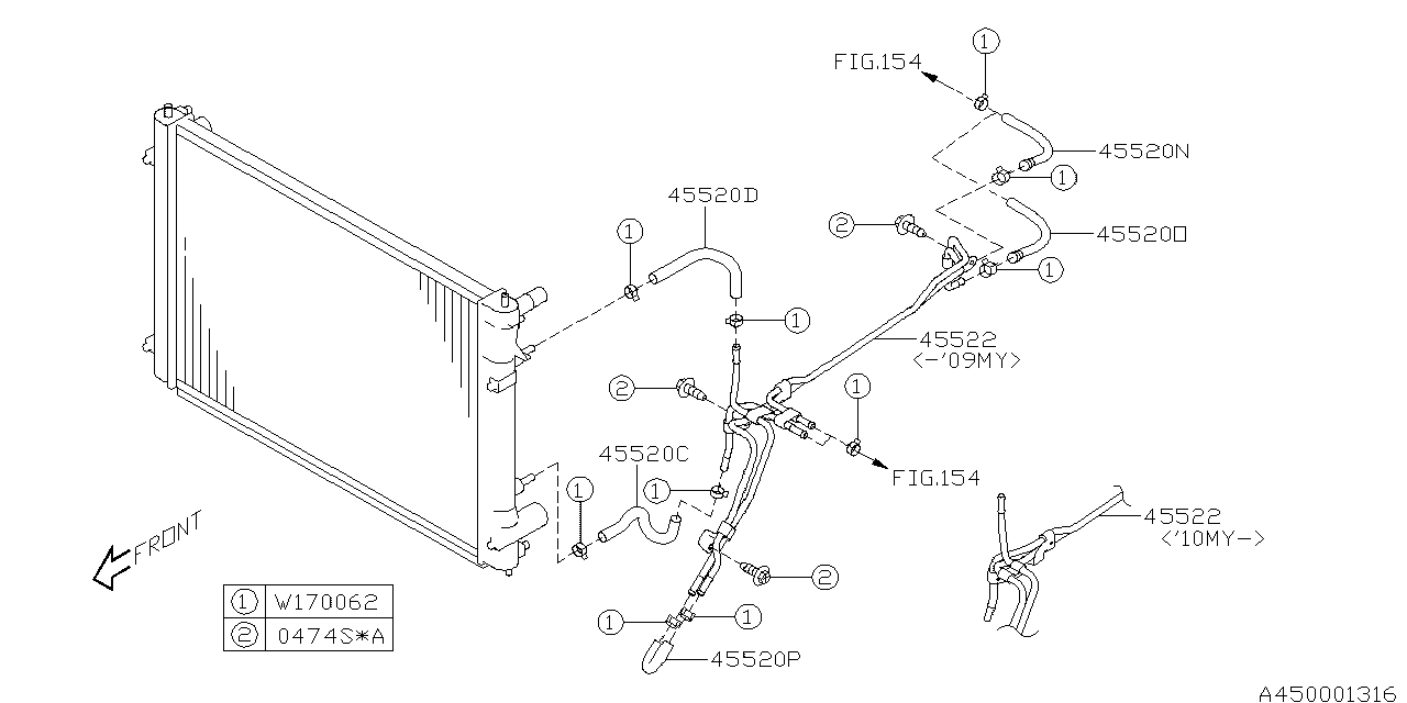 Diagram ENGINE COOLING for your 2012 Subaru Tribeca   