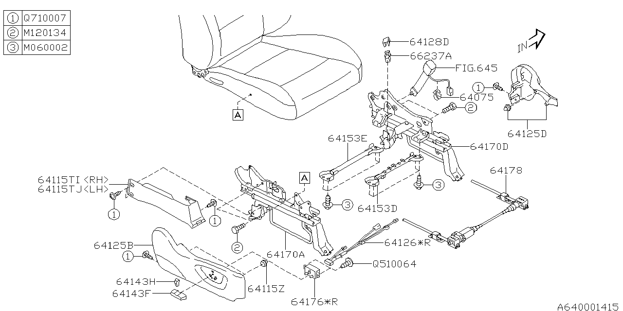 FRONT SEAT Diagram