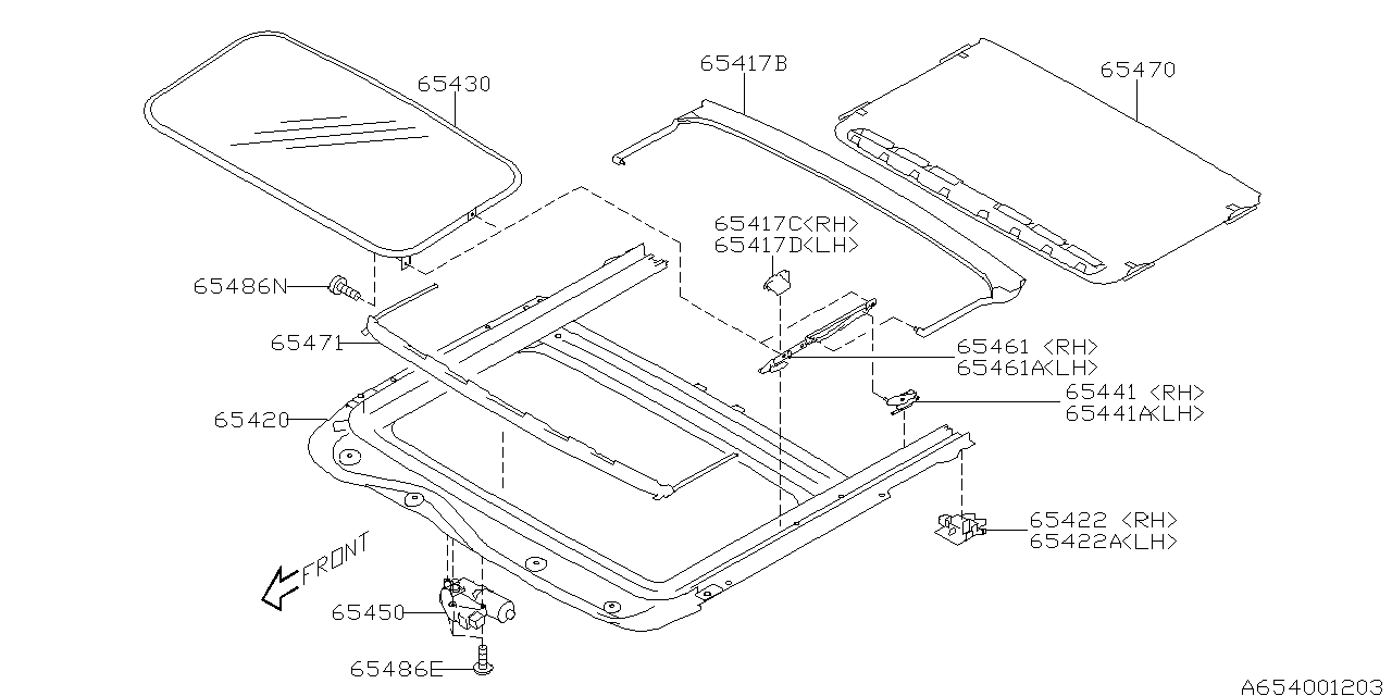 SUN ROOF Diagram