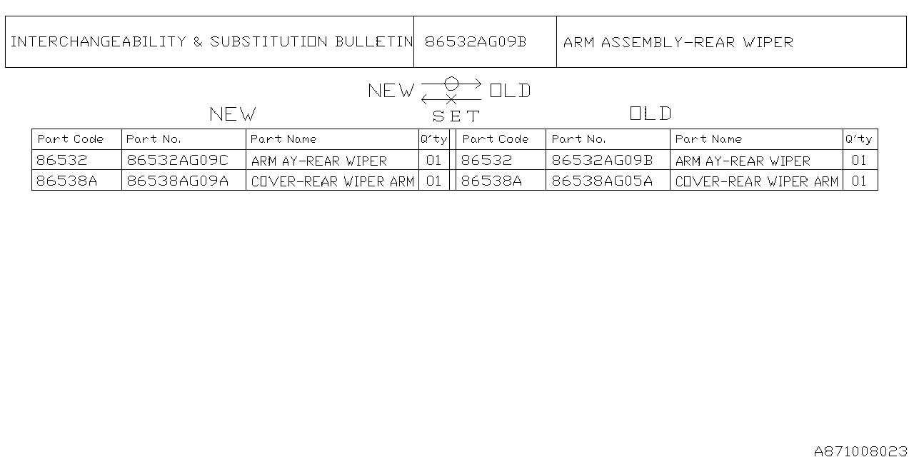 WIPER (REAR) Diagram