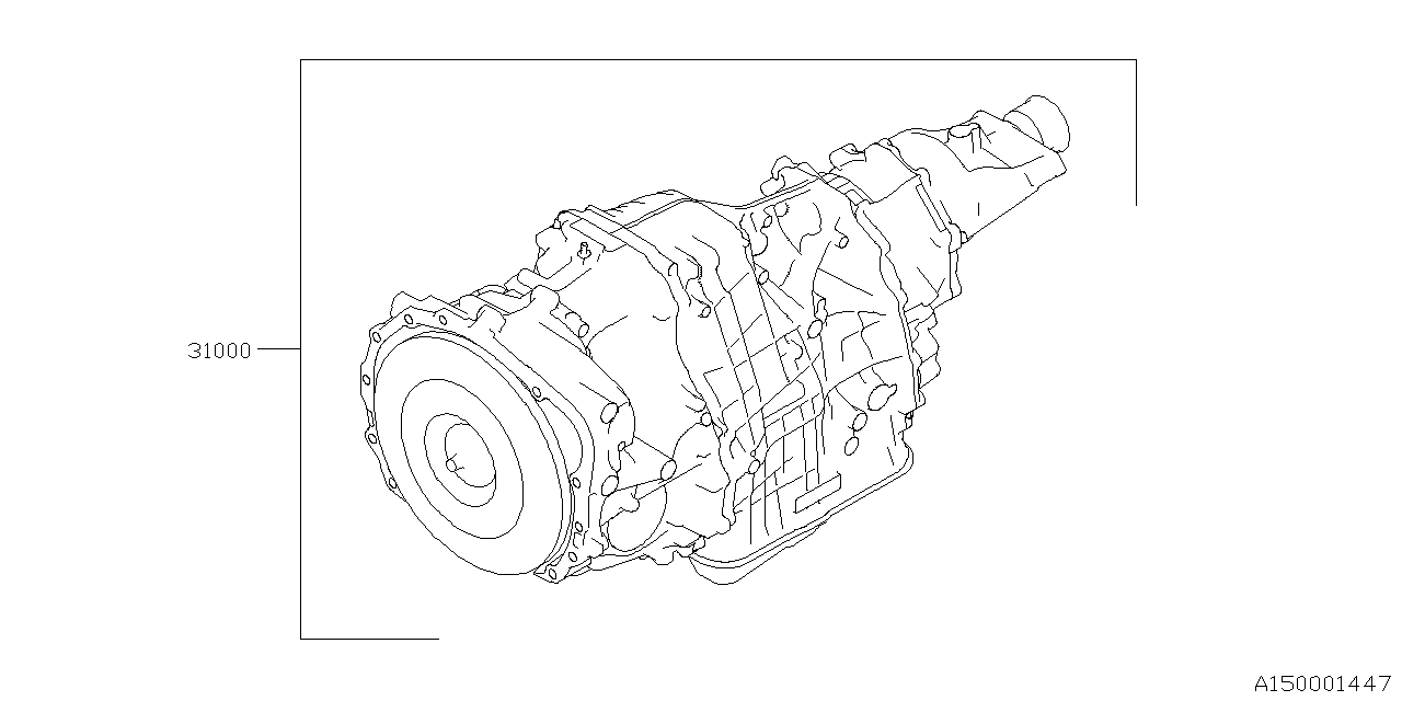 Subaru Ascent Automatic Transmission. Transmission AY - 31000AK750 ...