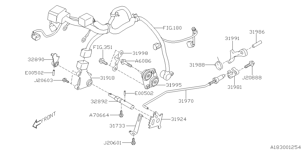 Diagram AT, CONTROL DEVICE for your 2003 Subaru STI   