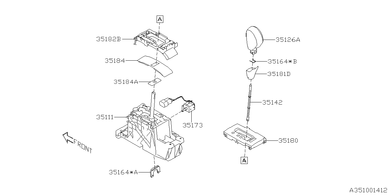 Diagram SELECTOR SYSTEM for your 2016 Subaru Forester  Premium 