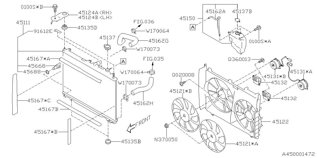 Diagram ENGINE COOLING for your 2017 Subaru Impreza   