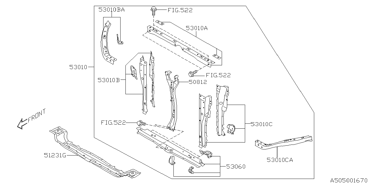 Diagram BODY PANEL for your 2009 Subaru Impreza  GT Wagon 