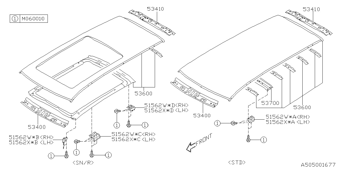 Diagram BODY PANEL for your 2021 Subaru Forester   