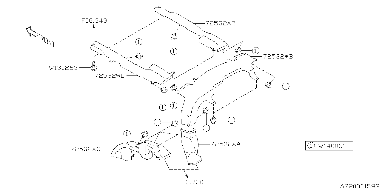 Diagram HEATER SYSTEM for your 2024 Subaru Forester   