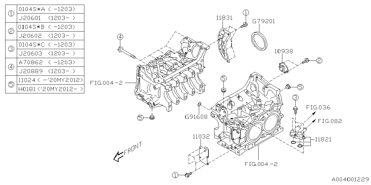 Diagram CYLINDER BLOCK for your 2020 Subaru BRZ  HIGH 