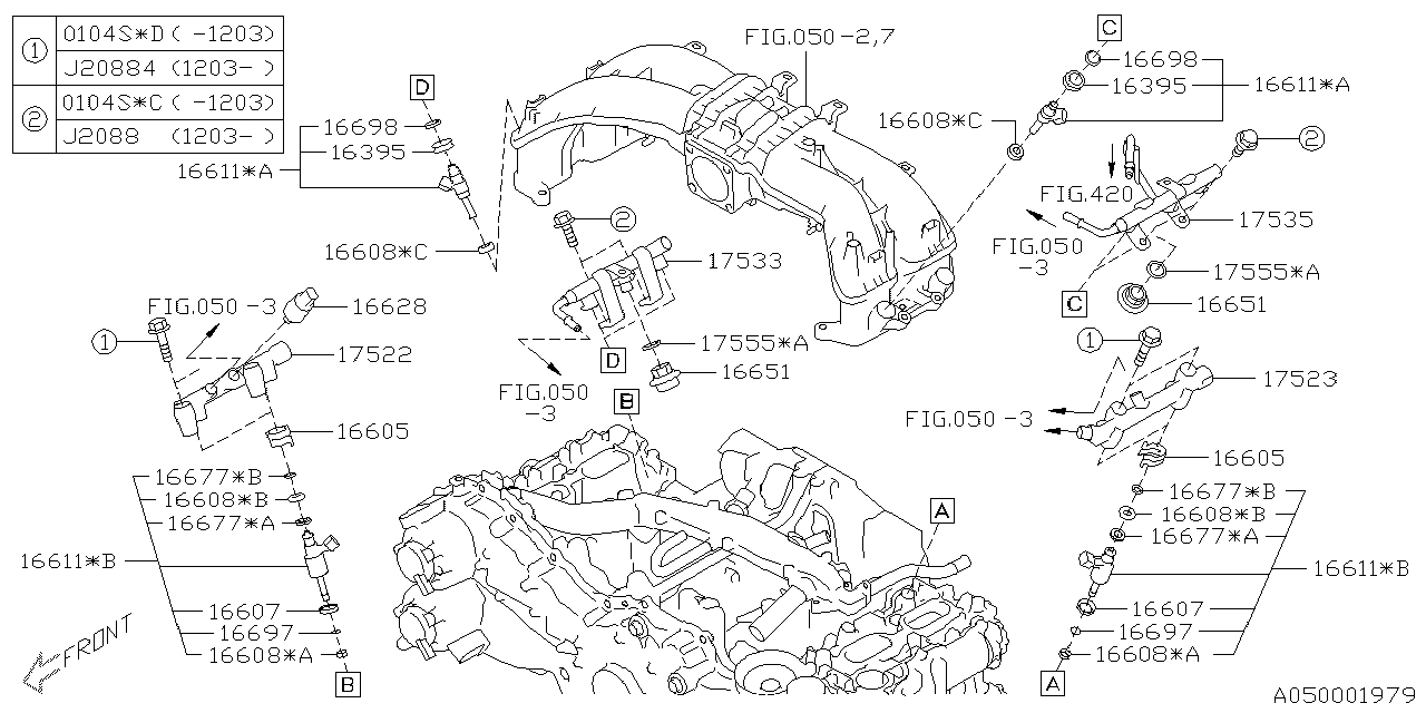 Diagram INTAKE MANIFOLD for your Subaru BRZ  