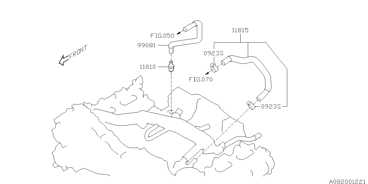 Diagram EMISSION CONTROL (PCV) for your 2019 Subaru Impreza  Sport Wagon 