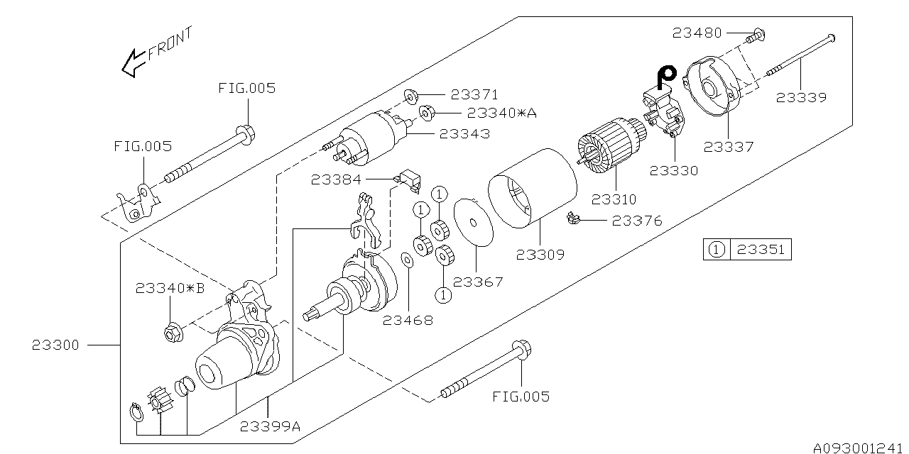 Diagram STARTER for your 2006 Subaru WRX   