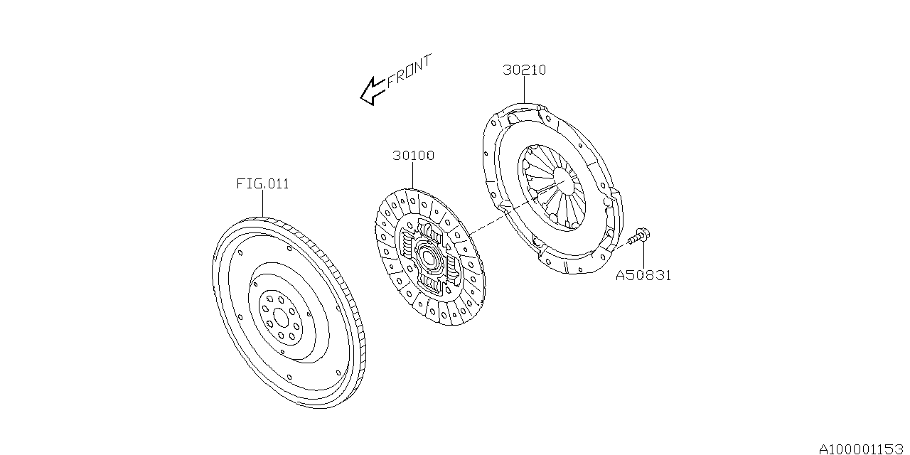 Diagram MT, CLUTCH for your 2014 Subaru BRZ  Base 