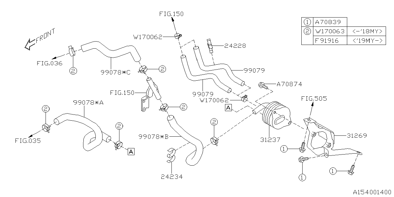 Diagram AT, TRANSMISSION CASE for your 2020 Subaru Crosstrek   