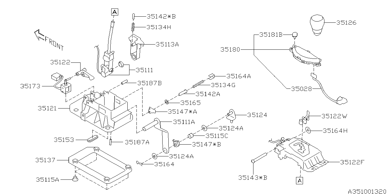 Diagram SELECTOR SYSTEM for your 2018 Subaru Impreza   