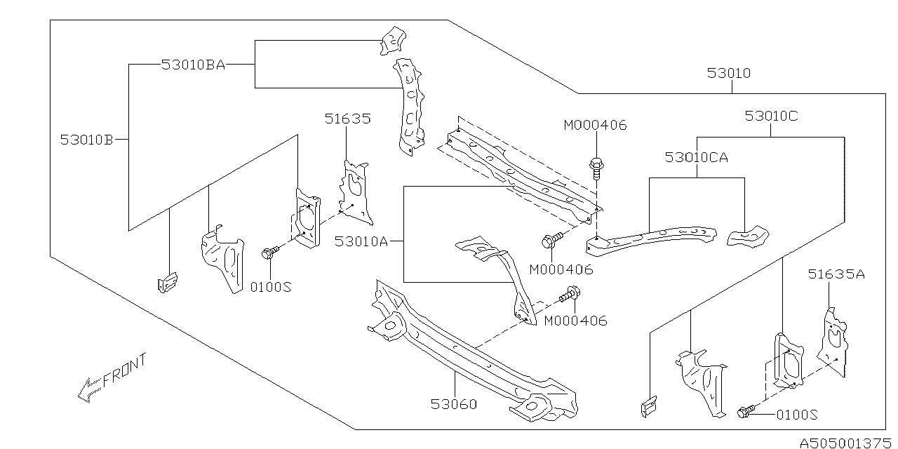 Diagram BODY PANEL for your 2017 Subaru Legacy   