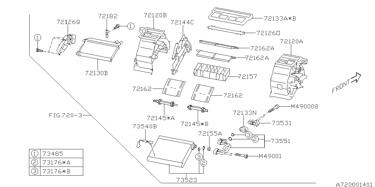 Diagram HEATER SYSTEM for your 2016 Subaru BRZ   