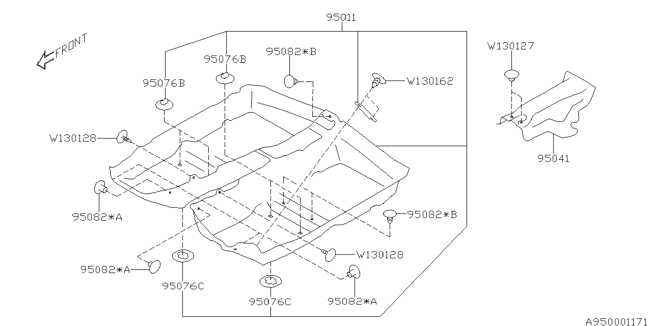 Diagram MAT for your 2020 Subaru BRZ 2.0L 6MT HIGH 