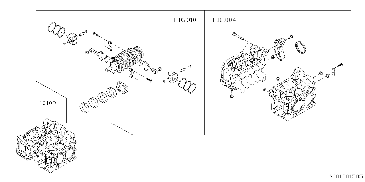 Diagram ENGINE ASSEMBLY for your 2024 Subaru BRZ  Limited w/EyeSight 