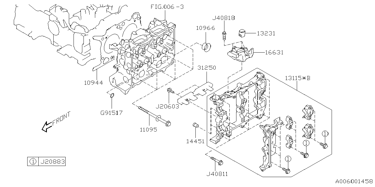 Diagram CYLINDER HEAD for your 2023 Subaru BRZ   