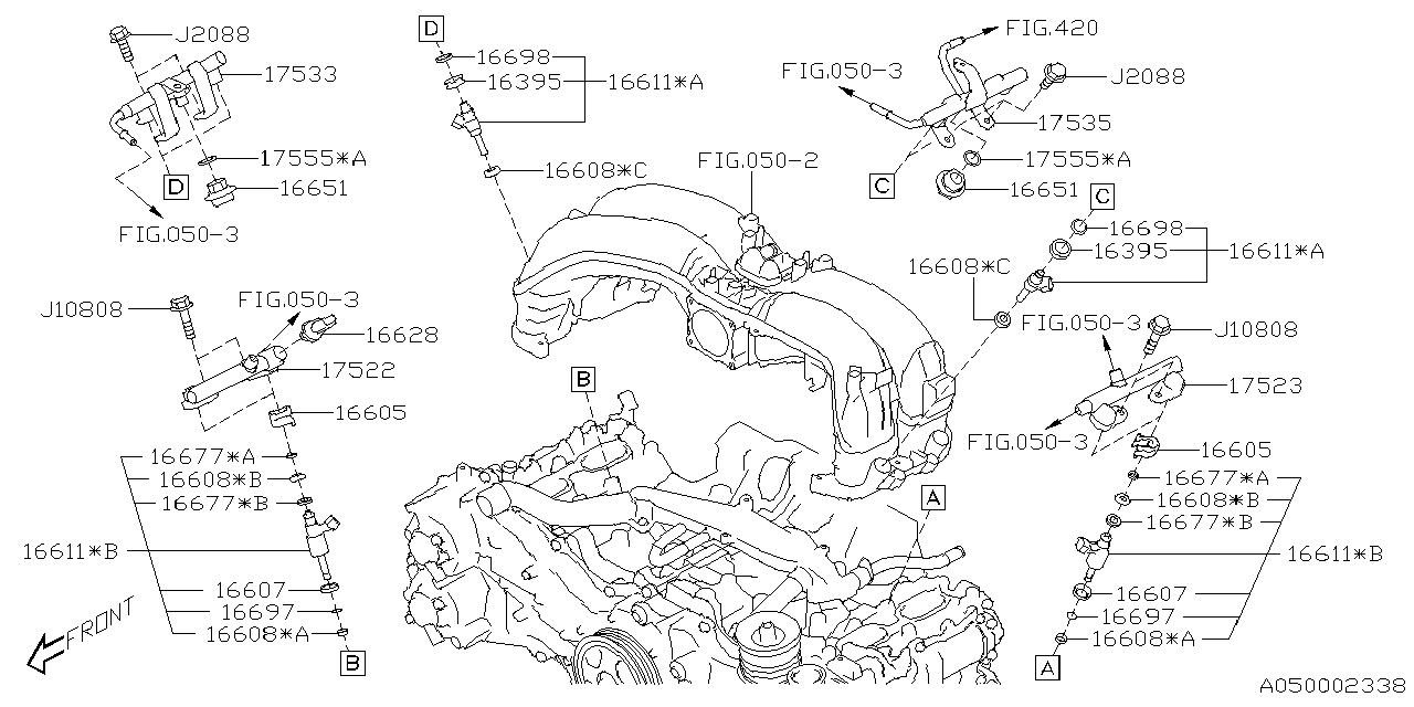 Diagram INTAKE MANIFOLD for your Subaru BRZ  