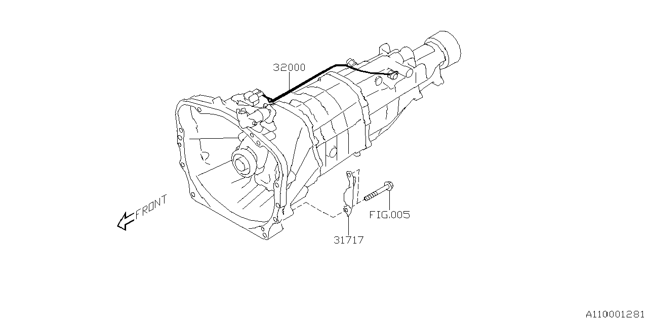 Subaru Brz Manual Transmission Transmission Ay Tl V Aca Mt Ab Genuine Subaru Part