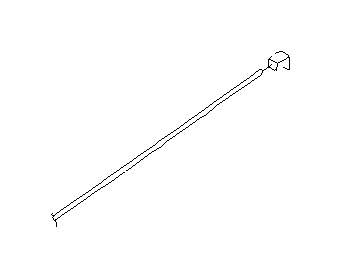 View 57330AC070ML Fuel Filler Door Release Cable. Hood Release Cable. Trunk Lid Release Cable (Front). Full-Sized Product Image