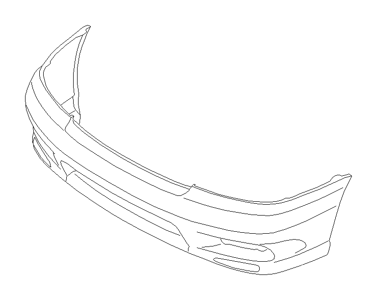 View 57730AC020 Bumper Cover. Bumper Face (Front). Full-Sized Product Image