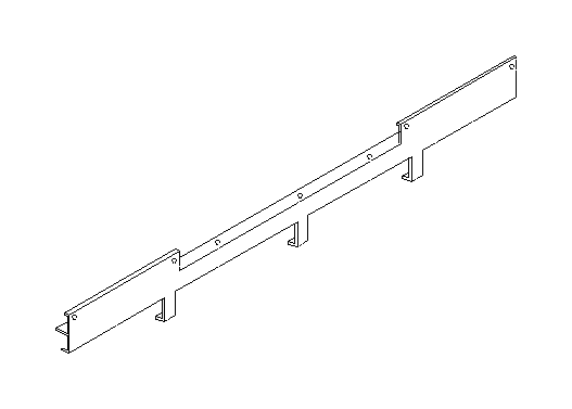 View 57732AC090 Beam Complete R. Bumper (Rear, Upper). Full-Sized Product Image