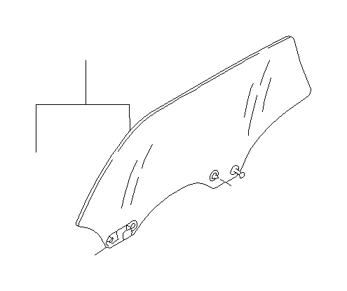 View 63210AC100NE Glass Door (Right, Rear) (LIMITED) Full-Sized Product Image