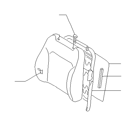 View 64282AA230 Seat Cushion. Seat Frame Insulator. Pad Seat Rest (Left, Front, Back). Full-Sized Product Image