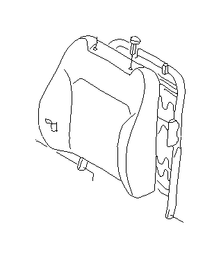 View 64917GA240RA Headrest Guide. Lock Bushing Head Rest. PT166395 Headrest Bushing (Red, REDDISH GRAY). Full-Sized Product Image