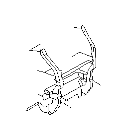View 66131AC380 Console Brace. Instrument Panel Reinforcement. Instrument Panel Support (Left, Center, DARK GRAY). Full-Sized Product Image