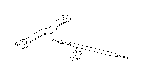 View 72331AC020 HVAC Blower Control Cable. HVAC Heater Control Cable. Cable Temperature. Full-Sized Product Image