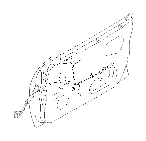 View 81821AC220 Door Cord (Front, Passenger) Full-Sized Product Image