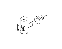 View 86611AC010 Glass Washer Pump. Windshield Washer Pump. Motor and Pump Washer (Back). Full-Sized Product Image