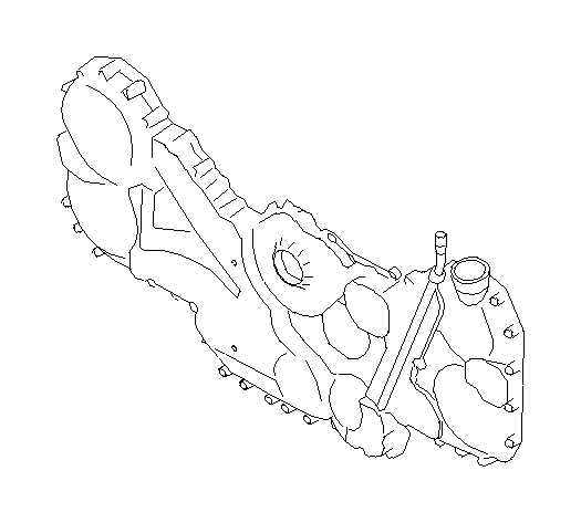 View 13117AA004 Engine Timing Cover. Cover Complete Chain. Full-Sized Product Image