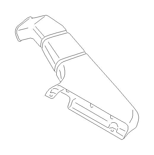 View 46012AE02A Engine Air Intake Hose. Duct Air Intake. Full-Sized Product Image
