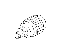 View 23312AA031 Starter Drive. Over Running Clutch Complete Starter. OVERRUNNING Clutch. Full-Sized Product Image