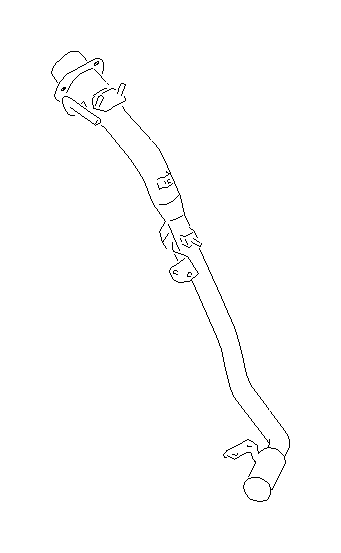 View 42066AE180 Fuel Tank Filler Neck. Pipe Filler Complete. Full-Sized Product Image