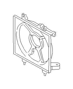 Subaru Forester Base Plus Engine Cooling Fan Shroud. Shroud Radiator 