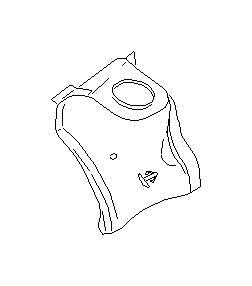 View 51021AE04A Fender Apron Reinforcement. Fender Rail Reinforcement. Frame SD Complete. Side (Right, Upper). Full-Sized Product Image