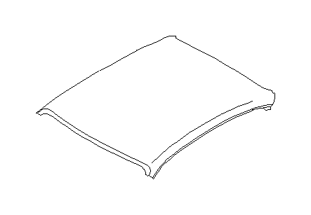 View 53600AE140 Roof Panel Complete 4D Full-Sized Product Image