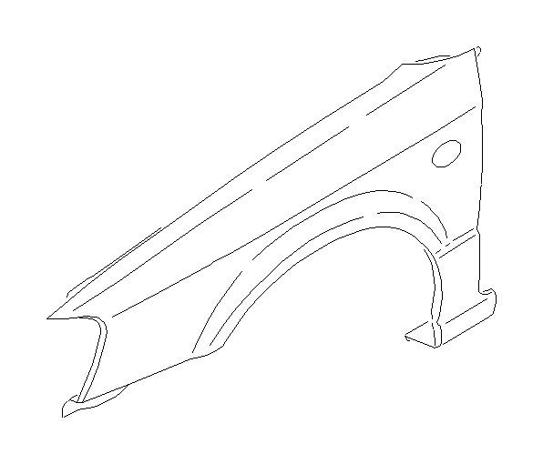 View 57120AE08A Fender Complete (Right, Front, Plastic) Full-Sized Product Image