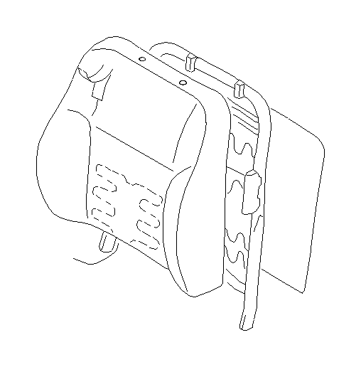 View 64110AE21A Seat Frame B. Frame Rest (Left, Front, Back). Full-Sized Product Image