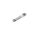 View 65423AE01A Sunroof Guide Jaw (Left, Rear) Full-Sized Product Image