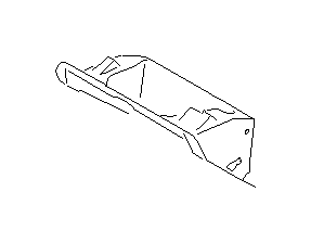 View 66208AE03AGE Glove Box Housing. Instrument Panel Trim Panel. Panel Pocket (Back, BEIGE). Full-Sized Product Image