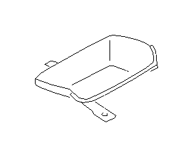 View 92121AE22A Automatic Transmission Shift Cover Plate. Console Trim Panel. Console Box (Front). Full-Sized Product Image
