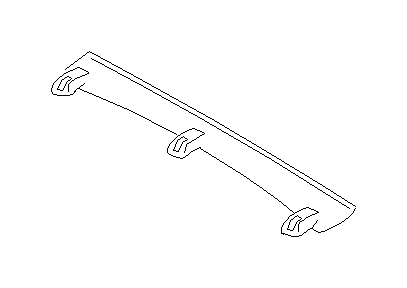View 94015AE09AGF Interior Quarter Panel Trim Panel. Quarter Window Trim (Left, Rear Quarter, Upper, BEIGE). Full-Sized Product Image