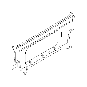 View 91171AE000 Grille Seal. Seal Tray (Back). Full-Sized Product Image